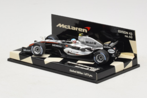 McLaren MP4-20 Mercedes A. Wurz F1 2005 Minichamps 1:43 530054355 Metal — billede 3 af 5