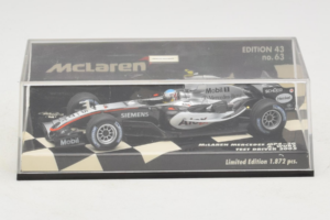 McLaren MP4-20 Mercedes A. Wurz F1 2005 Minichamps 1:43 530054355 Metal — billede 4 af 5
