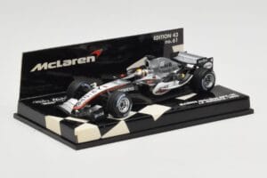McLaren Mercedes MP4-20 #10 J-P. Montoya Race Car 2005 Minichamps 1:43 530054310 Metal — billede 2 af 5