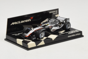 McLaren MP4-20 Mercedes P. de la Rosa F1 2005 Minichamps 1:43 530054315 Metal — billede 2 af 5