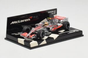 McLaren Mercedes MP4-22 #2 L. Hamilton Race Car 2007 Minichamps 1:43 530074302 Metal — billede 2 af 5