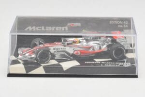 McLaren Mercedes MP4-22 #2 L. Hamilton Race Car 2007 Minichamps 1:43 530074302 Metal — billede 5 af 5