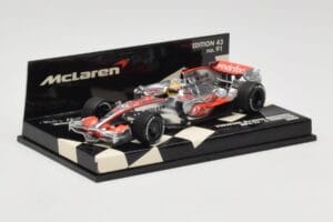 McLaren Mercedes MP4-23 #22 L. Hamilton Race Car 2008 Minichamps 1:43 530084322 Metal — billede 2 af 5