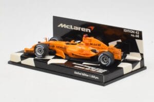McLaren MP4/20 P. de la Rosa 2006 Minichamps 1:43 530064394 Metal — billede 3 af 5