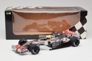 McLaren MP4-21 L. Hamilton Silverstone Test 2006 Minichamps 1:18 530061884 Metal — billede 6 af 6