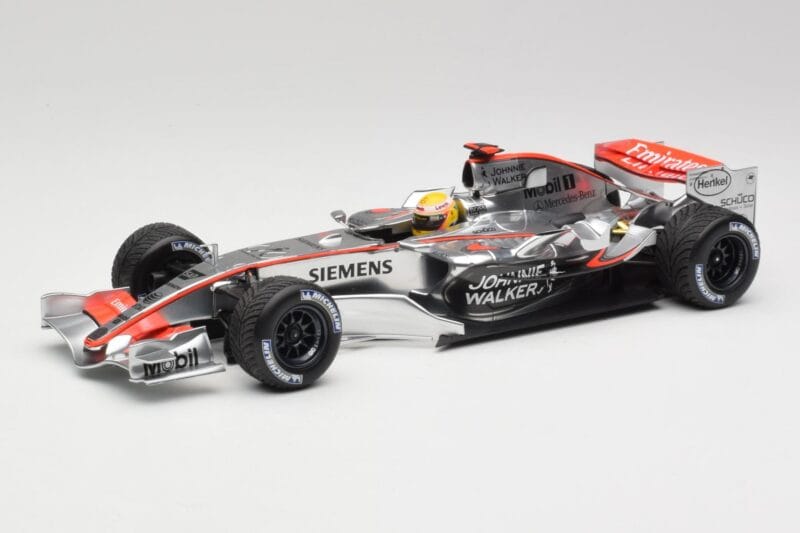 McLaren MP4-21 L. Hamilton Silverstone Test 2006 Minichamps 1:18 530061884 Metal