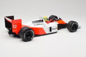McLaren Honda MP4/4 Marlboro #12 A. Senna F1 World Champion 1988 Minichamps 1:12 540881212 Metal — billede 2 af 6