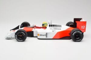 McLaren Honda MP4/4 Marlboro #12 A. Senna F1 World Champion 1988 Minichamps 1:12 540881212 Metal — billede 3 af 6