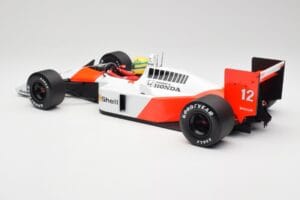 McLaren Honda MP4/4 Marlboro #12 A. Senna F1 World Champion 1988 Minichamps 1:12 540881212 Metal — billede 5 af 6