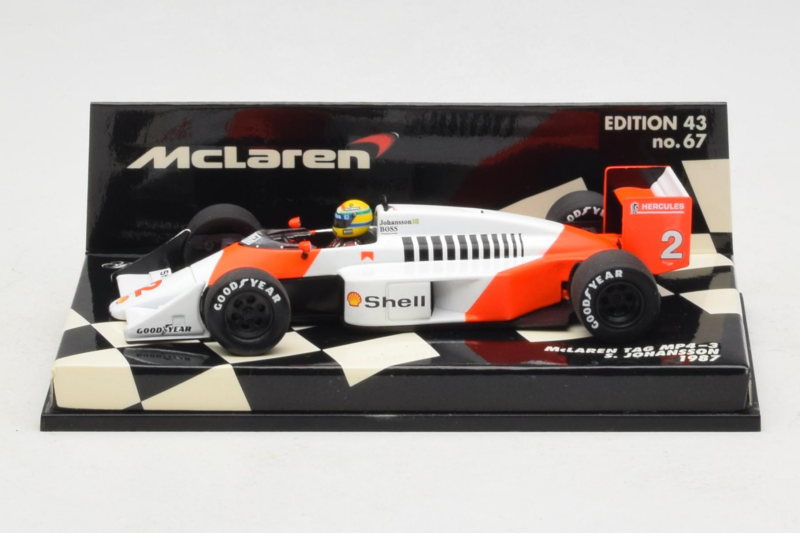 McLaren MP4/3 TAG #12 S. Johansson F1 1987 Minichamps 1:43 530874302 Metal
