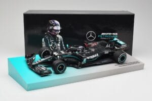 Mercedes AMG Petronas W11 #44 L. Hamilton Winner British GP 2020 Minichamps 1:18 113200444 Metal — billede 7 af 7