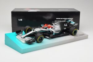 Mercedes AMG Petronas W10 EQ Power+ #44 L. Hamilton Monaco GP Winner 2019 Minichamps 1:18 113906644 Resin — billede 7 af 7