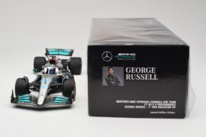 Mercedes AMG W13 E Performance Petronas #63 G. Russell Brazilian GP 1st Win 2022 Minichamps 1:18 110222163 Resin — billede 6 af 7