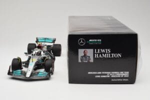 Mercedes AMG W13 E Performance Petronas #44 L. Hamilton Brazilian GP 2022 Minichamps 1:18 110222144 Resin — billede 6 af 7