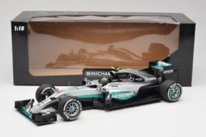 Mercedes AMG W07 #6 N. Rosberg Australia GP Winner 2016 Minichamps 1:18 110160006 Metal — billede 6 af 7