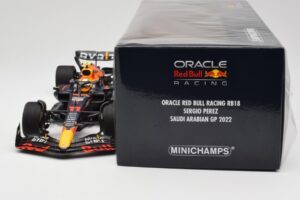Oracle Red Bull Racing RB18 #11 S. Perez Saudi Arabian GP 2022 Minichamps 1:18 110220011 Metal — billede 6 af 7