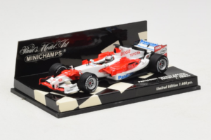Toyota TF106 Panasonic #12 J. Trulli Panasonic Toyota Racing Showcar 2006 Minichamps 1:43 400060078 Metal — billede 2 af 5
