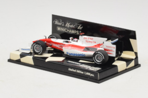 Toyota TF109 #9 J. Trulli Panasonic Toyota Racing Showcar F1 2009 Minichamps 1:43 400090079 Metal — billede 3 af 5