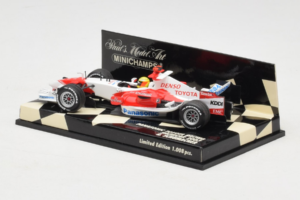 Toyota TF107 Panasonic #11 R. Schumacher Panasonic Toyota Racing Showcar 2007 Minichamps 1:43 400070081 Metal — billede 3 af 5