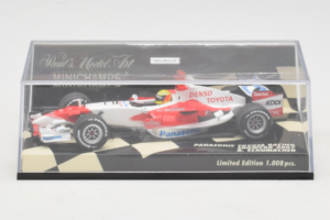 Toyota TF107 Panasonic #11 R. Schumacher Panasonic Toyota Racing Showcar 2007 Minichamps 1:43 400070081 Metal — billede 5 af 5