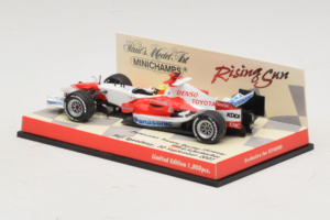Panasonic Toyota Racing TF107 R. Schumacher F1 Showcar 2007 Minichamps 1:43 403070081 Metal — billede 3 af 5