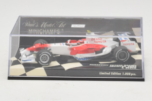 Toyota T. Glock Panasonic Toyota Racing Showcar F1 2008 Minichamps 1:43 400080082 Metal — billede 5 af 5