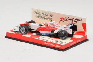 Panasonic Toyota Racing TF108 T. Glock F1 Showcar 2008 Minichamps 1:43 403080082 Metal — billede 3 af 5