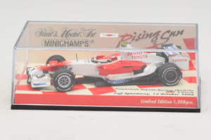 Panasonic Toyota Racing TF108 T. Glock F1 Showcar 2008 Minichamps 1:43 403080082 Metal — billede 5 af 5