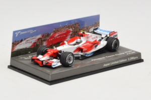 Toyota TF107 #12 J. Trulli Panasonic Toyota Racing Showcar F1 2007 Minichamps 1:43 AM60129 Metal — billede 2 af 6