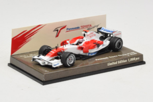Toyota TF108 Panasonic #12 J. Trulli F1 2008 Minichamps 1:43 AM611513 Metal — billede 2 af 5