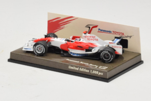 Toyota TF108 Panasonic #12 J. Trulli F1 2008 Minichamps 1:43 AM611513 Metal — billede 3 af 5