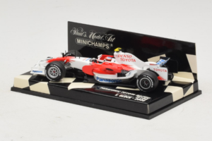 Toyota TF108 #11 T. Glock Panasonic Toyota Racing F1 2008 Minichamps 1:43 400080012 Metal — billede 3 af 5