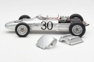 Porsche 804 #30 D. Gurney French Grand Prix 1962 AUTOart 1:18 86271 Metal — billede 3 af 6