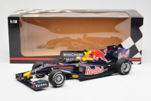 Red Bull RB6 #7 M. Webber Red Bull Racing Showcar 2010 Minichamps 1:18 150100076-R1 Metal — billede 6 af 6