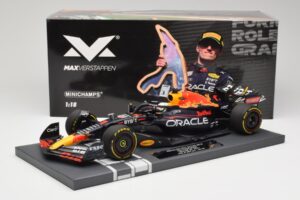 Oracle Red Bull Racing RB18 #33 M. Verstappen Belgian GP 2022 Minichamps 1:18 113221401 Resin — billede 7 af 7