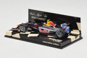 Red Bull Racing Renault RB5 #15 S. Vettel Showcar 2009 Minichamps 1:43 400090085 Metal — billede 3 af 5