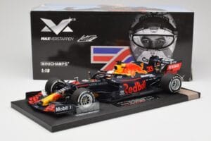 Red Bull RB16 #33 M. Verstappen Red Bull Racing 70th Anniversary GP Winner 2020 Minichamps 1:18 113200533-M1 Resin — billede 7 af 7