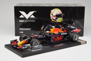 Red Bull RB16B #33 M. Verstappen Styrian & Austrian GP Winner 2021 Minichamps 1:18 113210933 Metal — billede 6 af 6