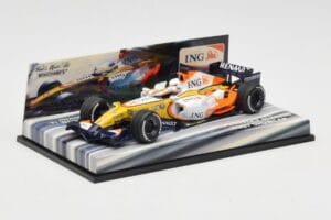 Renault R27 G. Fisichella / H. Kovalainen Showcar 2007 Minichamps 1:43 403070172 Metal — billede 2 af 5