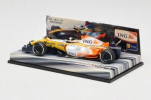 Renault R27 G. Fisichella / H. Kovalainen Showcar 2007 Minichamps 1:43 403070172 Metal — billede 3 af 5