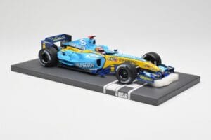 Renault F1 Team R25 #5 F. Alonso 3rd Place Brazil GP 2005 World Champion Minichamps 1:18 117051705 Metal — billede 4 af 7