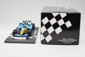 Renault F1 Team R25 #5 F. Alonso 3rd Place Brazil GP 2005 World Champion Minichamps 1:18 117051705 Metal — billede 6 af 7