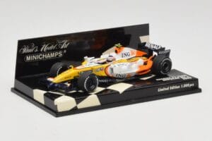 Renault R28 #6 Showcar 2008 Minichamps 1:43 400080076 Metal — billede 2 af 5