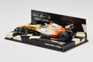 Renault R28 #6 Showcar 2008 Minichamps 1:43 400080076 Metal — billede 3 af 5