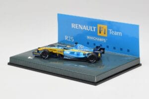 Renault R25 #1 F. Alonso F1 World Champion 2005 Minichamps 1:43 403050105 Metal — billede 3 af 4