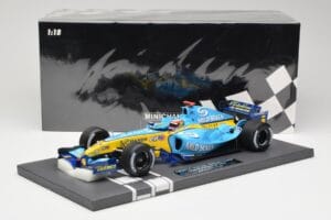 Renault R25 #5 F. Alonso Bahrain GP 2005 Minichamps 1:18 117050305 Resin — billede 7 af 7