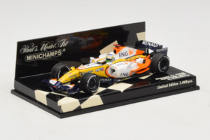 Renault R27 #3 G. Fisichella Renault F1 Team Showcar 2007 Minichamps 1:43 400070073 Metal — billede 2 af 5