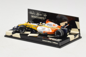 Renault R27 #3 G. Fisichella Renault F1 Team Showcar 2007 Minichamps 1:43 400070073 Metal — billede 3 af 5