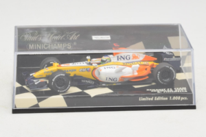 Renault R27 #3 G. Fisichella Renault F1 Team Showcar 2007 Minichamps 1:43 400070073 Metal — billede 4 af 5