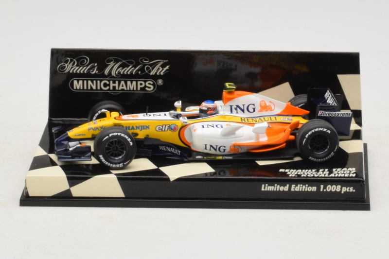 Renault R27 #4 H. Kovalainen Renault F1 Team Showcar 2007 Minichamps 1:43 400070074 Metal